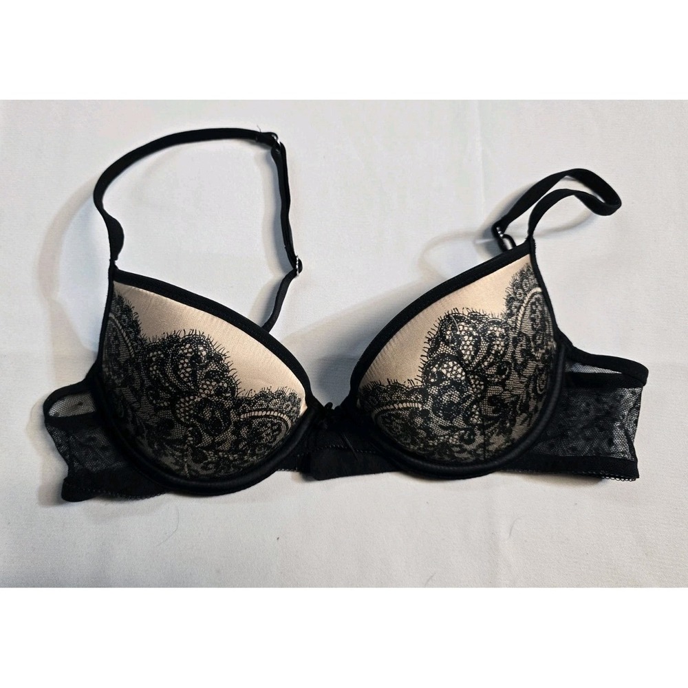 Aerie Women's Bra Push-Up  Underwire Ella Gel 32 B Vintage Y2K